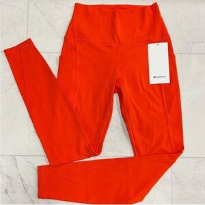 NWT 🍋 Lululemon 🍋 Align 28” Size 4 Solar Orange